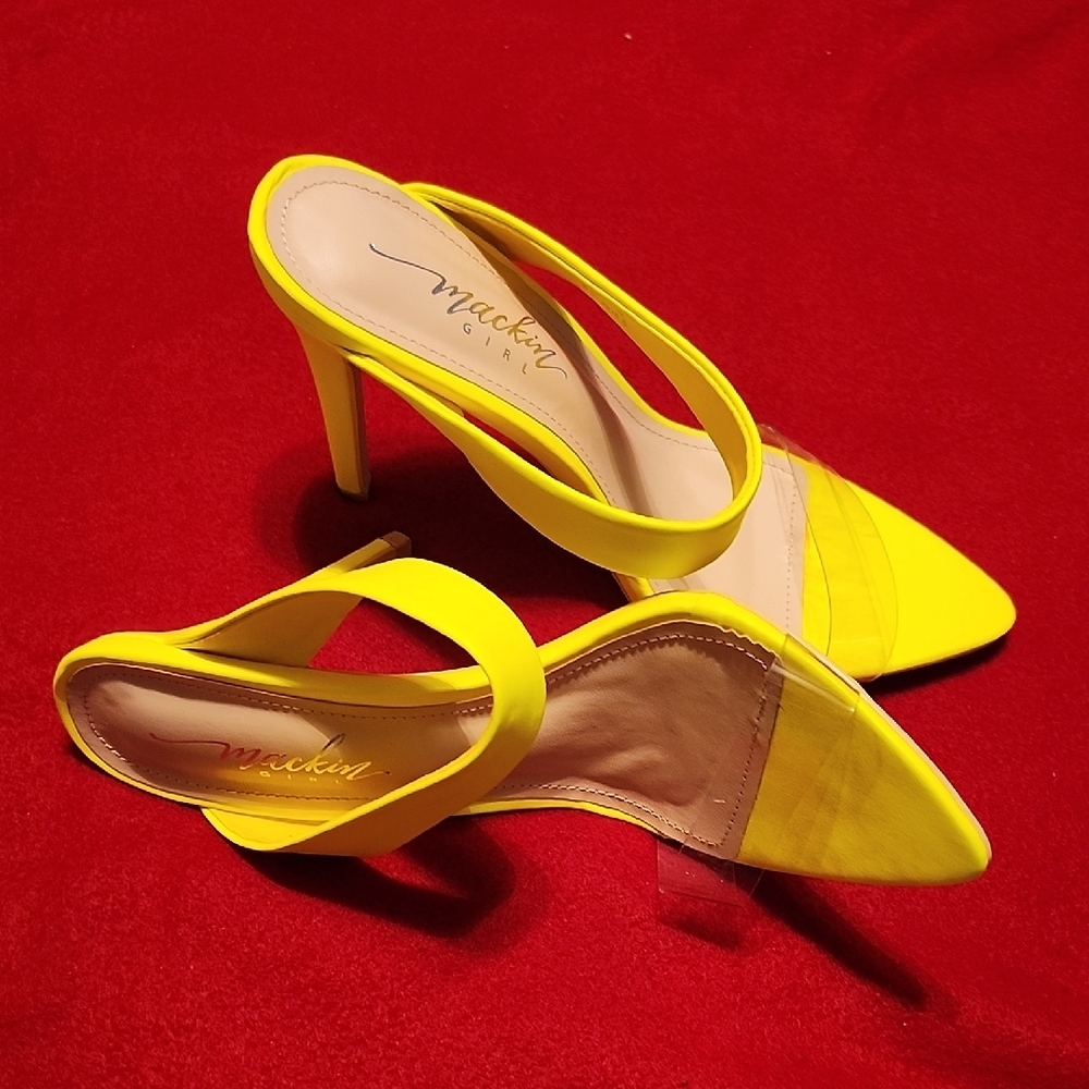 Yellow/lime Women's Heels